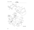 Frigidaire FRSS2323AS8 ice container diagram