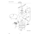 Crosley 605411750A motor & pump diagram