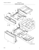 Freezer & middle drawer