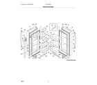 Frigidaire FRFS2823AW4 fresh food door diagram