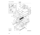 Frigidaire FRFS2823AW4 shelves diagram