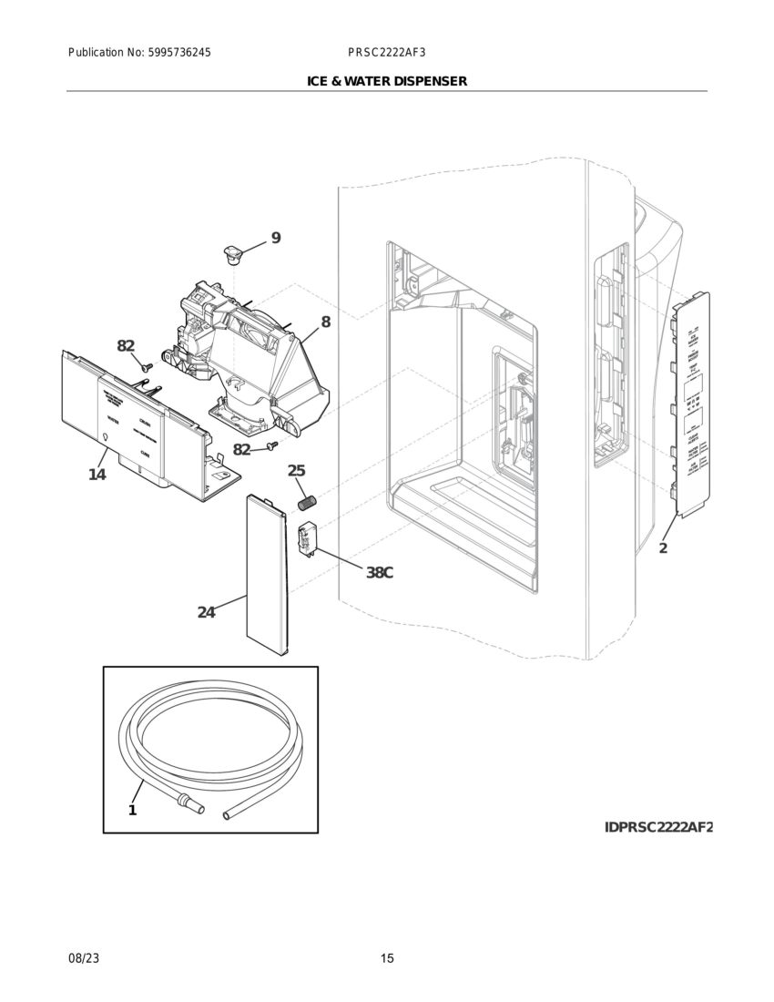 ICE & WATER DISPENSER