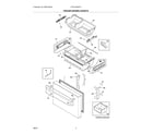 Frigidaire PRFG2383AF1 freezer drawer, baskets diagram