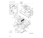 Frigidaire GRFC2353AF1 shelves diagram