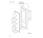 Frigidaire FRSS2323AB2 refrigerator door diagram