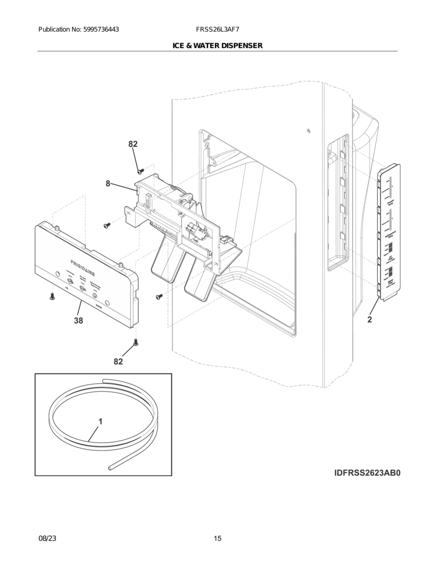 ICE & WATER DISPENSER