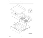 Frigidaire FCRE3062ASA top/drawer diagram