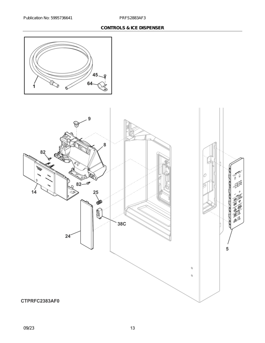 CONTROLS &BICE DISPENSER