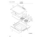 Frigidaire FCFE3083ASB top/drawer diagram