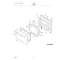 Frigidaire FCFE3083ASB door diagram