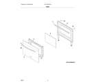 Frigidaire FCFE306CASB door diagram