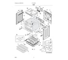 Frigidaire FCFE3062ABC body diagram