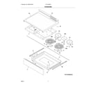 Frigidaire FCFE3062AWC top/drawer diagram