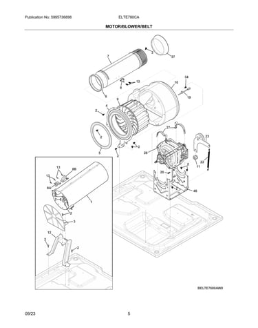 Motor/blower/heater
