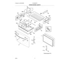 Frigidaire FGHB2868TD8 freezer drawer, baskets diagram