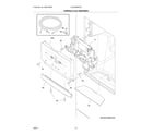 Frigidaire FGHB2868TD8 controls & ice dispenser diagram