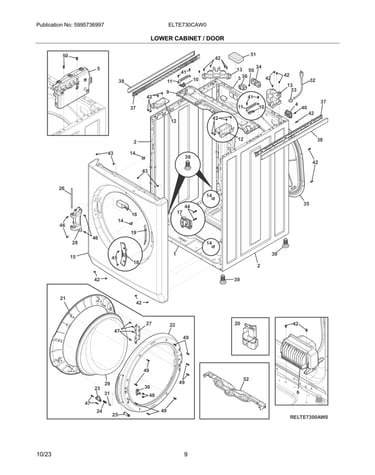 Lower cabinet/door