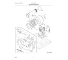 Electrolux ELTG7300AW0 motor/blower/burner diagram