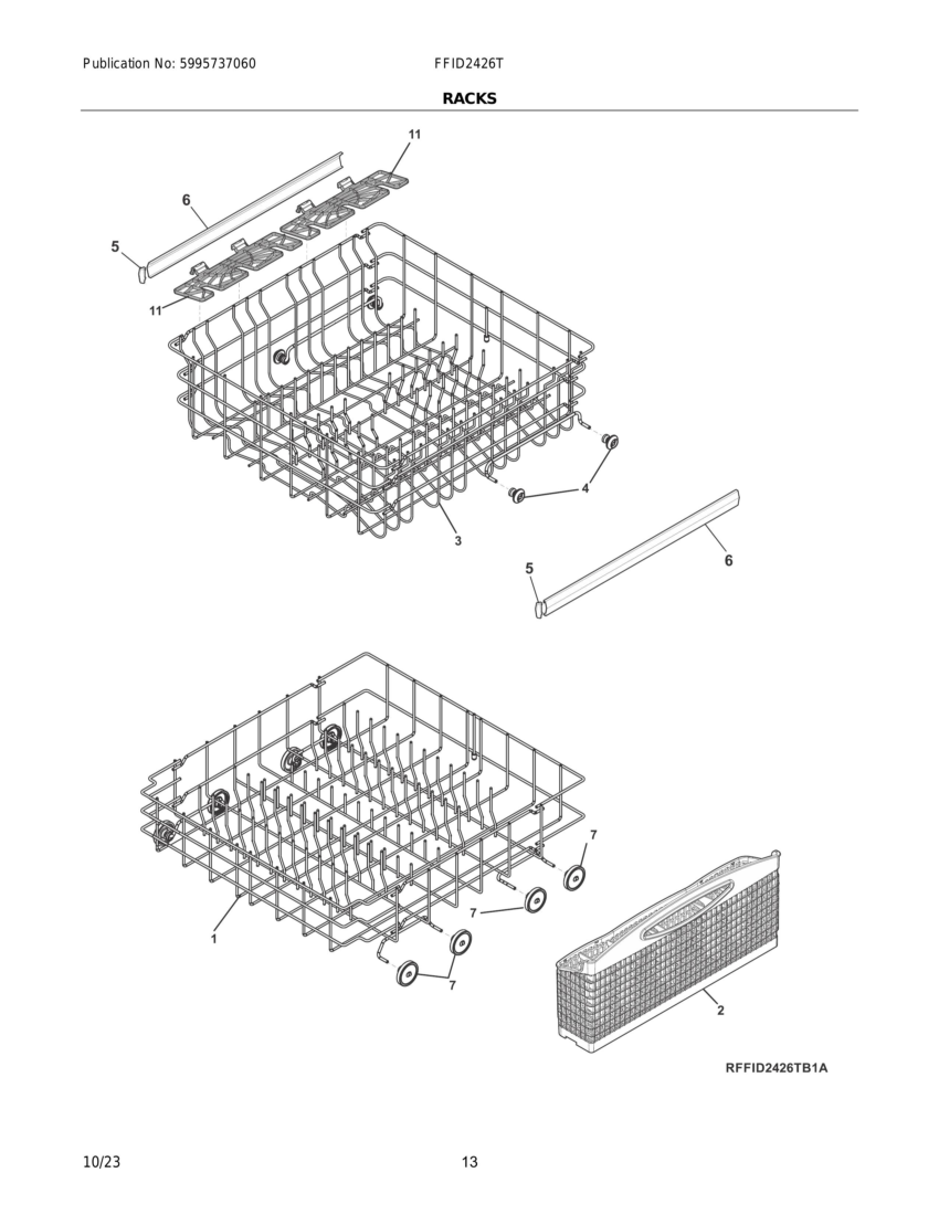 Parts For Frigidaire Dishwashernull