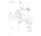 Frigidaire GDPH4515AF1B door diagram