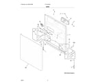 Frigidaire FFCD2418UW4A door diagram