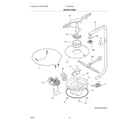 Frigidaire FFCD2418UB4A motor & pump diagram