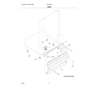 Frigidaire FFCD2418UW4A frame diagram