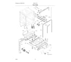 Frigidaire GDSH4715AF0A tub & frame diagram