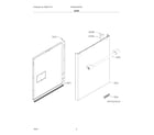 Frigidaire PDSH4816AF0A door diagram