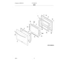 Frigidaire FCFE308LAFB door diagram