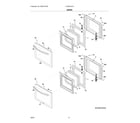 Frigidaire FCWD2727ASF door diagram