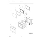 Frigidaire FCWM2727ASG door diagram