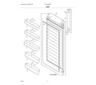 Frigidaire FPFU19F8WF9 door diagram