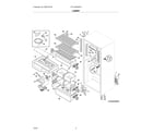 Frigidaire FPFU19F8WF9 cabinet diagram