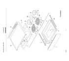 Frigidaire FCFE308CASB top/drawer diagram