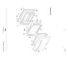 Frigidaire FCFE308CASB door diagram