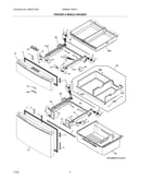 Freezer & middle drawer