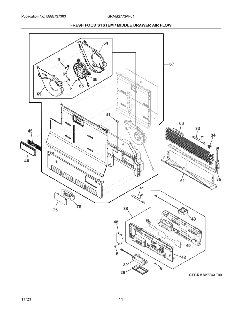 FRESH FOOD/DRAWER SYSTEM