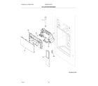 Frigidaire GRMS2773AF01 ice & water dispenser diagram