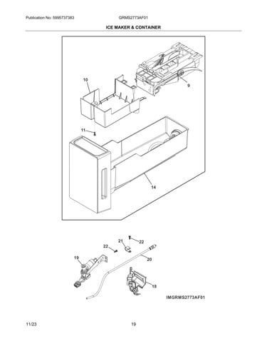 Ice maker & container