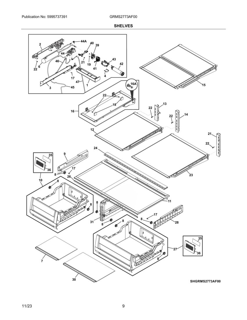 Shelves