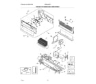 Frigidaire PRMC2285AF freezer system & compartment diagram