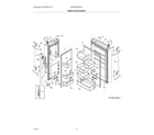 Frigidaire PRMC2285AF00 fresh food doors diagram