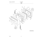 Frigidaire CFEF3054USN door diagram