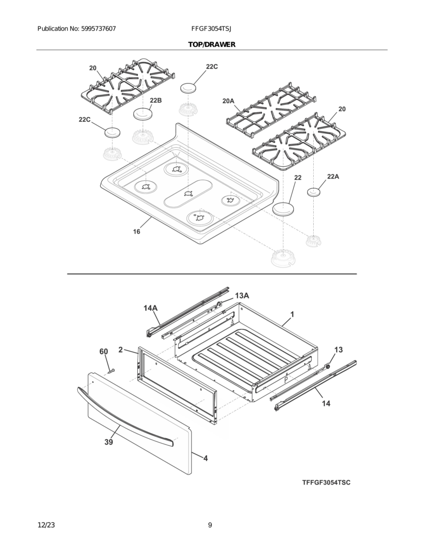 Top/drawer