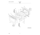 Frigidaire FFGF3054TSJ door diagram