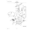 Frigidaire FDPC4221AB3A motor & pump diagram