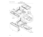 Frigidaire GRMC2273BF freezer & middle drawer diagram