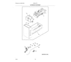 Frigidaire GRMC2273CF00 ice maker & container diagram