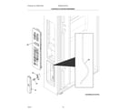 Frigidaire GRMG2272CF00 controls & water dispenser diagram